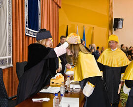Investidura de nuevos doctores por la Universidad de Málaga. Paraninfo. Abril de 2008