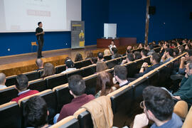 Conferencia de Josef Ajram "¿Dónde está el límite?". Seminario "Emprende 21". Paraninfo. Noviembre de 2017