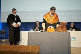 Toma de posesión de Antonio José Morales Siles como nuevo Vicerrector de Investigación y Divulgación Científica de la Universidad de Málaga. Paraninfo. Marzo de 2024
