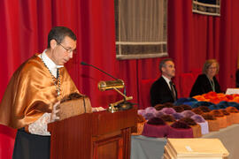 Investidura de nuevos doctores por la Universidad de Málaga. Salón de Actos de la Facultad de Derecho. Enero de 2013