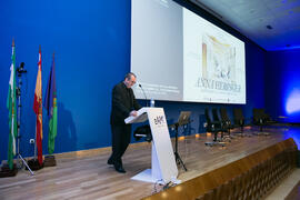 Intervención de Carlos Rosa Jiménez. Inauguración del curso 2018-2019 de la Escuela Técnica Superior de Arquitectura de la Universidad de Málaga. Paraninfo. Octubre de 2018
