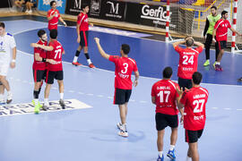 Partido Rusia - Egipto. Categoría masculina. Campeonato del Mundo Universitario de Balonmano. Antequera. Julio de 2016