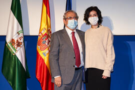 Toma de posesión de María Belén Pascual Moreno como nueva profesora titular del Área de Bioquímica y Biología Molecular de la Universidad de Málaga. Paraninfo. Diciembre de 2021