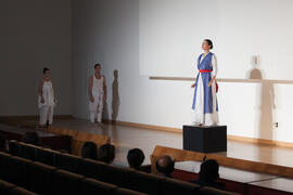Representación de la obra "La Gaviota" de la compañía Mu Teatro. Paraninfo. Octubre de 2015