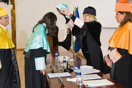 Investidura de nuevos doctores por la Universidad de Málaga. Paraninfo. Enero de 2011