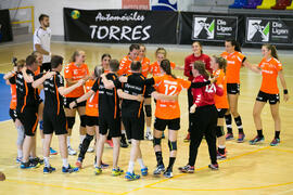 Partido Universidad Akdeniz - Radboud University Nijmegen. Categoría femenina. Campeonato Europeo Universitario de Balonmano. Antequera. Julio de 2017