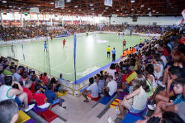 Partido España contra República Checa. 14º Campeonato del Mundo Universitario de Fútbol Sala 2014 (FUTSAL). Antequera. Julio de 2014