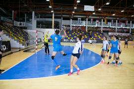 Partido Universidad Ovidius de Constanta - Universidad de Málaga. Categoría femenina. Campeonato Europeo Universitario de Balonmano. Antequera. Julio de 2017