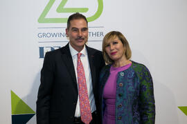 Momentos posteriores al acto del 25 Aniversario del Parque Tecnológico de Andalucía. Palacio de Ferias y Congresos de Málaga. Noviembre de 2017