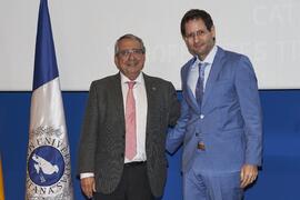 Toma de posesión de Daniel Guinea Martín como profesor titular del Área de Sociología de la Universidad de Málaga. Toma de posesión de nuevos catedráticos y profesores titulares de la Universidad de Málaga. Paraninfo. Noviembre de 2023
