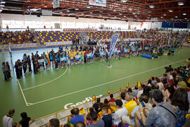 Inauguración del 14º Campeonato del Mundo Universitario de Fútbol Sala 2014 (FUTSAL). Antequera. Julio de 2014
