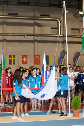 Ceremonia de apertura del IX Campeonato de Europa Universitario de Fútbol Sala. Antequera. Julio de 2013