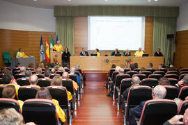 Investidura como Doctor "Honoris Causa" de Edmund Neugebauer por la Facultad de Medicina de la Universidad de Málaga. Edificio del Rectorado. Noviembre de 2016