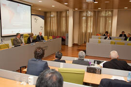 Designación de nueva sede y clausura del X Pleno del Consejo Universitario Iberoamericano (CUIB). Rectorado. Marzo de 2012