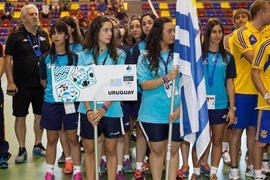 Equipos participantes. Inauguración del 14º Campeonato del Mundo Universitario de Fútbol Sala 2014 (FUTSAL). Antequera. Julio de 2014