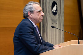 José Ángel Narváez. Toma de posesión del nuevo Consejo de Dirección de la Universidad de Málaga. Edificio del Rectorado.  Febrero de 2020