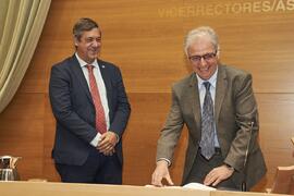 Toma de posesión de Joaquín Canca Cuenca como nuevo Director de Tecnologías de la Información y Estrategia Digital de la Universidad de Málaga. Edificio del Rectorado. Abril de 2024