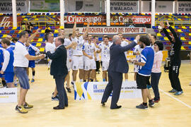 Entrega de medallas. Ceremonia de clausura del Campeonato Europeo Universitario de Balonmano. Antequera. Julio de 2017
