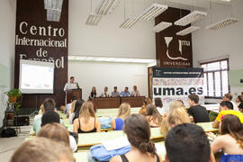 Graduación del alumnado del CIE de la Universidad de Málaga. Centro Internacional de Español. Julio de 2015