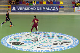 Partido España contra Portugal. 14º Campeonato del Mundo Universitario de Fútbol Sala 2014 (FUTSAL). Antequera. Julio de 2014
