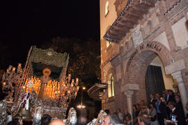Procesión Magna Mariana con motivo del "Mater Dei". Centro histórico de Málaga. Septiembre de 2013