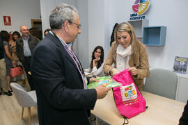 Inauguración de la Oficina de Atención al Estudiante de la Universidad de Málaga. Aulario Rosa de Gálvez. Abril de 2018