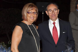 Cena de gala con motivo al homenaje para los jubilados y personal que cumple 25 años de servicio en la Universidad de Málaga. Jardín Botánico. Junio de 2009