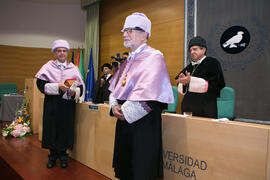 Investidura de Heliodoro Carpintero Capell como Doctor "Honoris Causa" por la Facultad de Psicología de la Universidad de Málaga. Edificio del Rectorado. Mayo de 2019