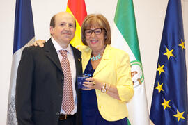 Homenaje al personal que cumple 25 años al servicio de la Universidad de Málaga y personal jubilado. Paraninfo. Julio de 2014