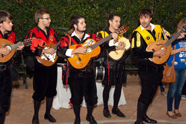 Acto de bienvenida a los alumnos Erasmus de la Universidad de Málaga. Jardín Botánico. Octubre de 2013