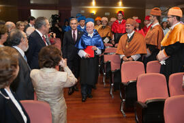 Investidura como Doctor "Honoris Causa" de Antonio Luque por la Facultad de Ciencias de la Universidad de Málaga. Edificio del Rectorado. Octubre de 2016