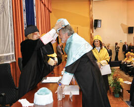 Investidura de nuevos doctores por la Universidad de Málaga. Paraninfo. Abril de 2008