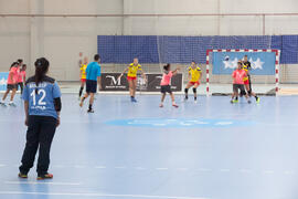 Partido India - Rumanía. Categoría femenina. Campeonato del Mundo Universitario de Balonmano. Antequera. Junio de 2016
