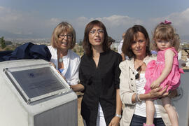 Inauguración del "Bosque del Conocimiento" en el Campus de Teatinos de la Universidad de Málaga. Junio de 2010