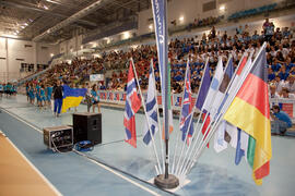 Ceremonia de apertura del IX Campeonato de Europa Universitario de Fútbol Sala. Antequera. Julio de 2013