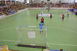 Partido España contra Eslovaquia. 14º Campeonato del Mundo Universitario de Fútbol Sala 2014 (FUTSAL). Antequera. Julio de 2014