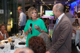 Cena Homenaje a profesores y PAS jubilados de la Facultad de Económicas. Restaurante El Palmeral. Septiembre de 2015