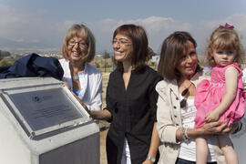 Inauguración del "Bosque del Conocimiento" en el Campus de Teatinos de la Universidad de Málaga. Junio de 2010