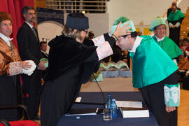 Investidura de nuevos doctores por la Universidad de Málaga. Salón de Actos de la Facultad de Derecho. Enero de 2013
