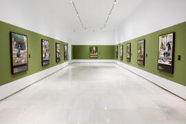 Exposición "Aguatintas por Seguiriyas", de Eugenio Chicano. Palacio Episcopal de Málaga. Enero de 2019