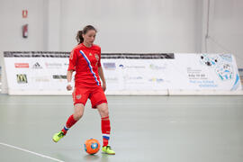 Partido Rusia contra Costa Rica. 14º Campeonato del Mundo Universitario de Fútbol Sala 2014 (FUTSAL). Antequera. Julio de 2014