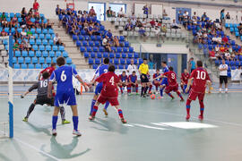 Partido República Checa contra Israel. 14º Campeonato del Mundo Universitario de Fútbol Sala 2014 (FUTSAL). Antequera. Julio de 2014