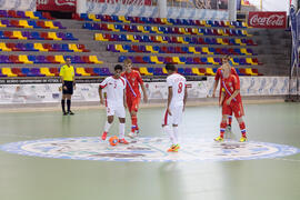 Partido Rusia contra Omán. 14º Campeonato del Mundo Universitario de Fútbol Sala 2014 (FUTSAL). Antequera. Julio de 2014