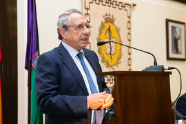 José Ángel Narváez. Celebración de San Lucas. Facultad de Medicina. Noviembre de 2019