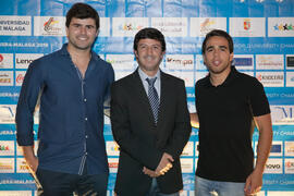 Foto de grupo previa a la cena de gala con motivo del Campeonato del Mundo Universitario de Balonmano. Antequera. Junio de 2016