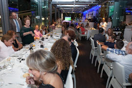 Cena Homenaje a profesores y PAS jubilados de la Facultad de Económicas. Restaurante El Palmeral. Septiembre de 2015