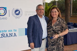 Homenaje al personal jubilado o que cumple 25 años de servicio en la Universidad de Málaga. Jardín Botánico. Junio de 2022