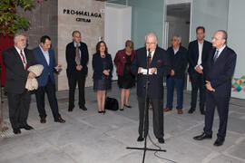 Inauguración de la plaza Pintor Eugenio Chicano. Málaga. Noviembre de 2016
