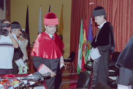 Apertura del Curso Académico 1998/1999 de la Universidad de Málaga. Paraninfo. Octubre de 1998