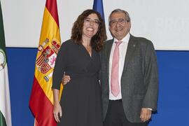 Toma de posesión de Francisca García Pardo como profesora titular del Área de Economía Aplicada de la Universidad de Málaga. Toma de posesión de nuevos catedráticos y profesores titulares de la Universidad de Málaga. Paraninfo. Noviembre de 2023